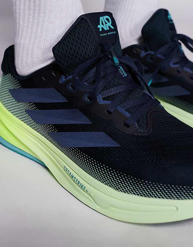 Asos Adidas Running Supernova Rise ATR In Navy And Yellow