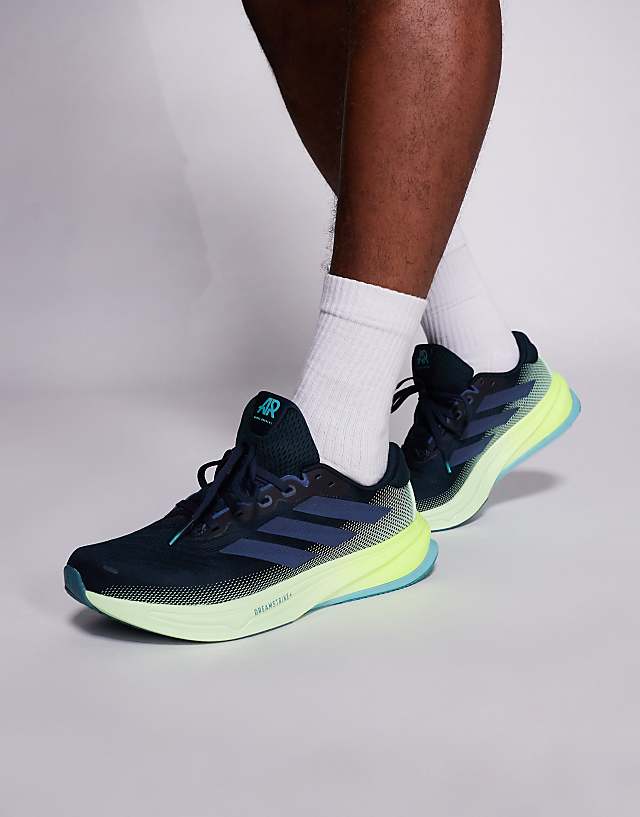 Asos Adidas Running Supernova Rise ATR In Navy And Yellow