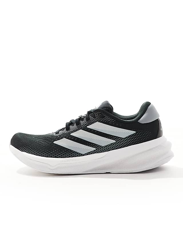 Asos Adidas Running Supernova Stride 2 In Black Grey And White