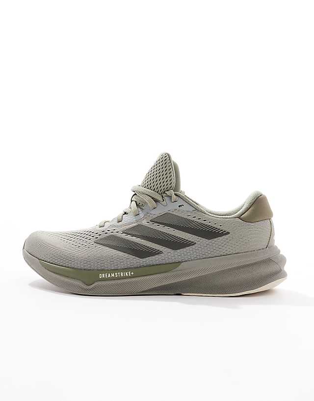 Asos Adidas Running Supernova Stride 2 In Grey And Navy