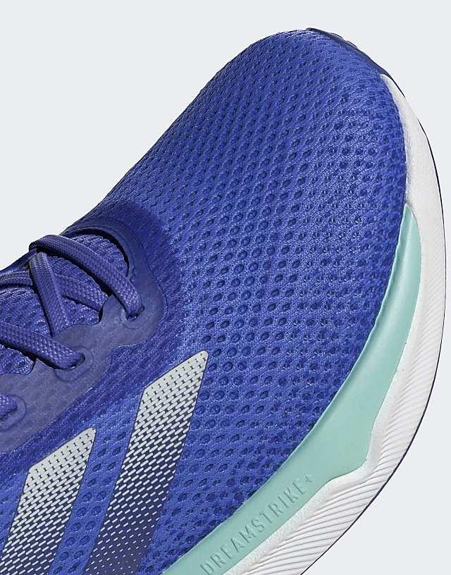 Asos Adidas Running Supernova Stride Trainers In Blue