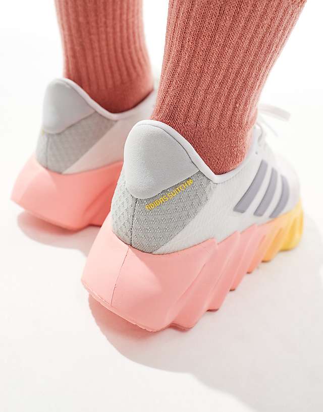 Asos Adidas Running Switch FWD 2 Trainers In White And Orange