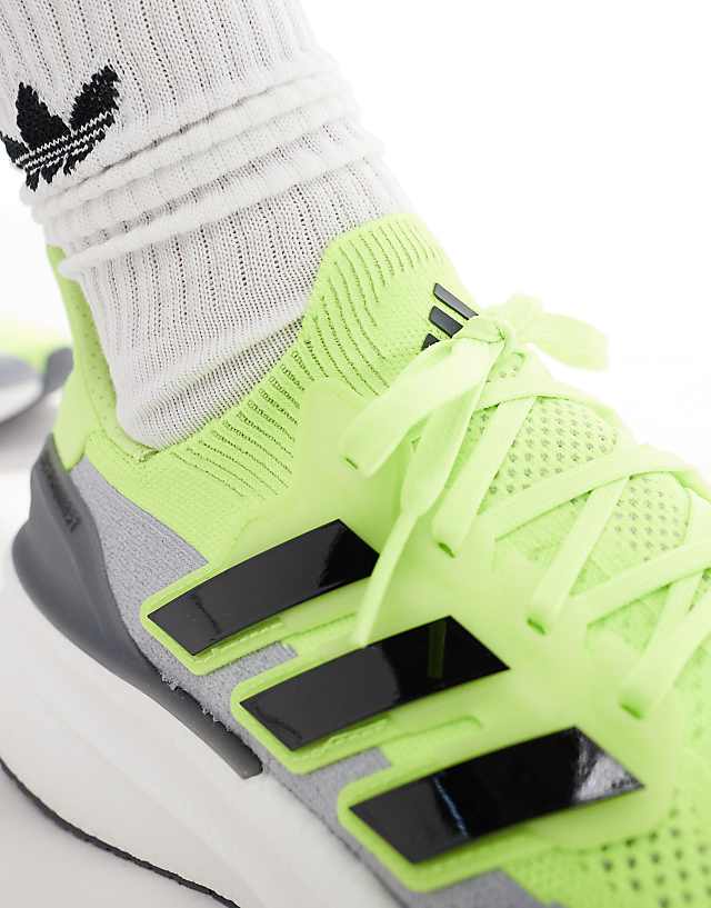 Asos Adidas Running Ultraboost 5 Trainers In Green And White
