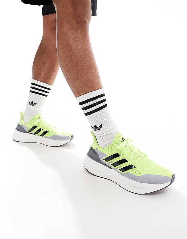 asos adidas Running Ultraboost 5 trainers in green and white