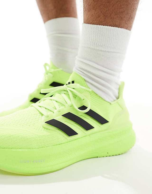 Asos Adidas Running Ultraboost 5 Trainers In Neon Yellow
