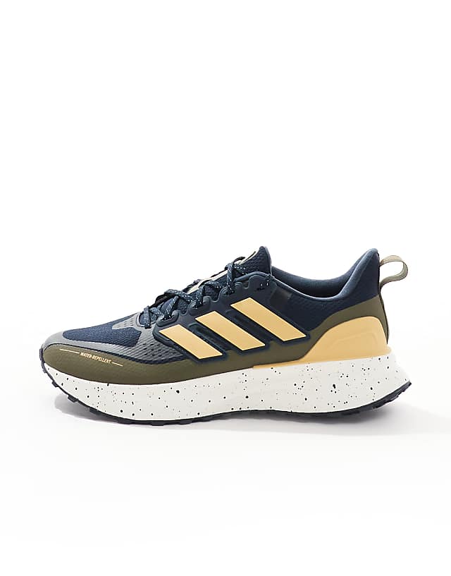 Asos Adidas Running Ultrarun 5 Trainers In Black And Orange