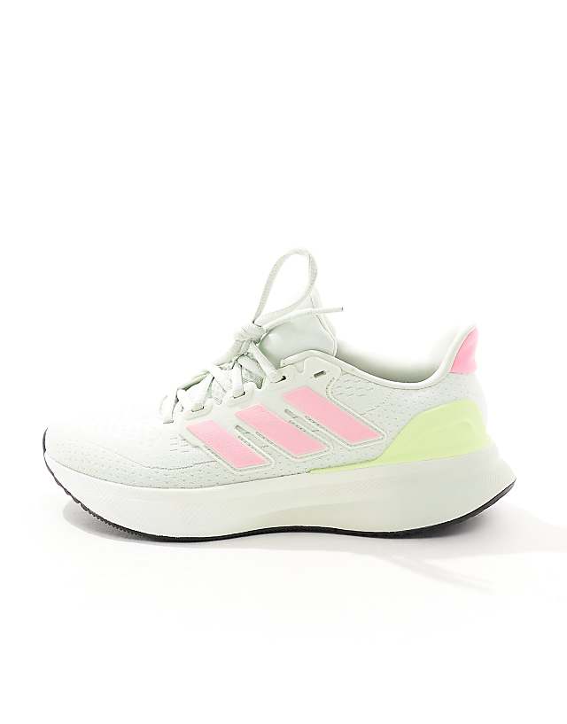 Asos Adidas Running Ultrarun 5 Trainers In Sage Green And Pink