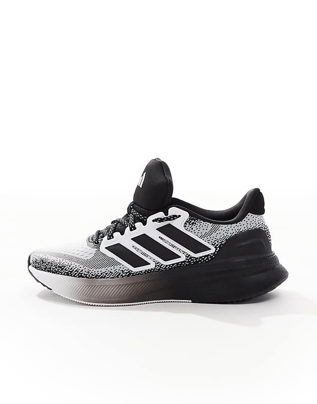 Asos Adidas Running Ultrarun 5 Trainers In White And Black