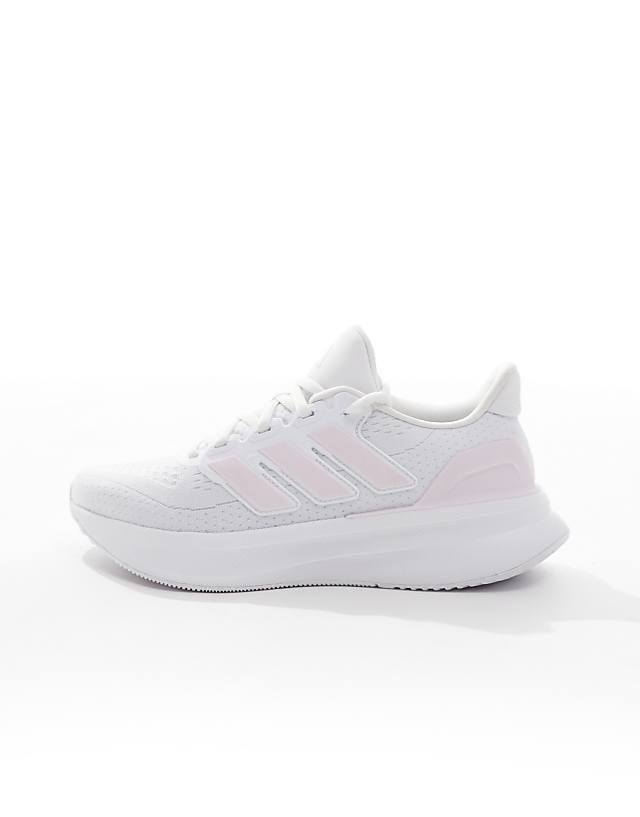Asos Adidas Running Ultrarun 5 Trainers In White And Pink