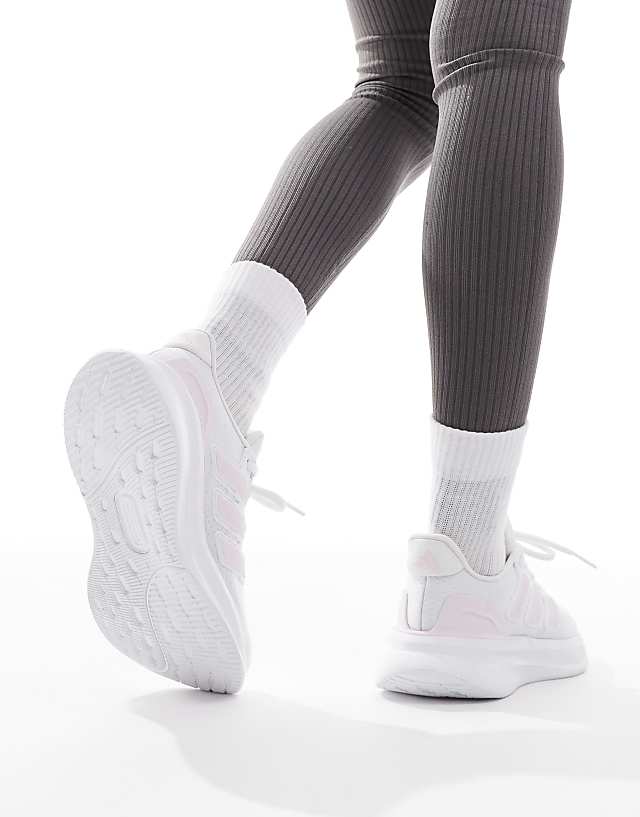 Asos Adidas Running Ultrarun 5 Trainers In White And Pink