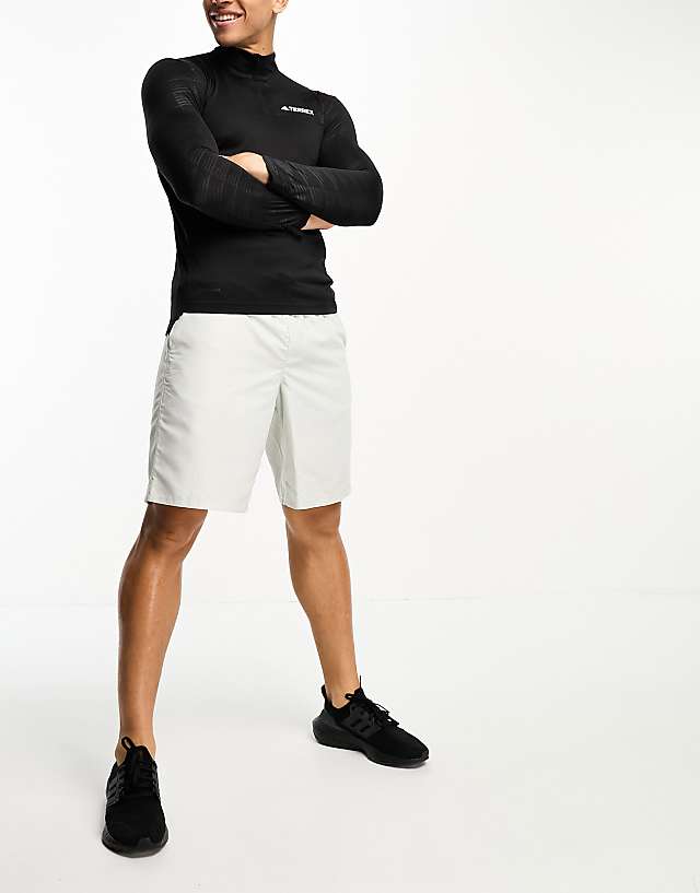 Asos Adidas Terrex Outdoor Foundation Long Sleeve T-shirt In Black