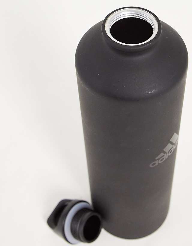 Asos Adidas Training 0.75l Metal Water Bottle In Black