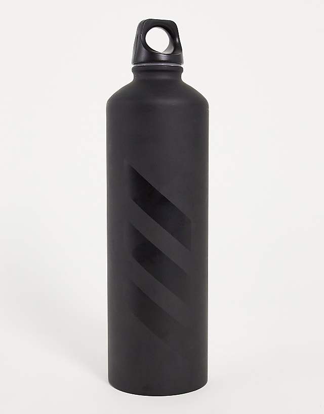 Asos Adidas Training 0.75l Metal Water Bottle In Black