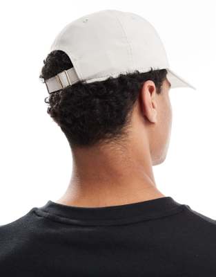 Asos Adidas Training Baseball Cap With Metal Tab In Stone
