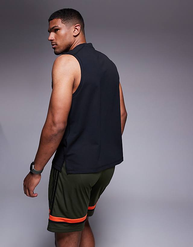 Asos Adidas Training D4T Sleeveless T-shirt In Black