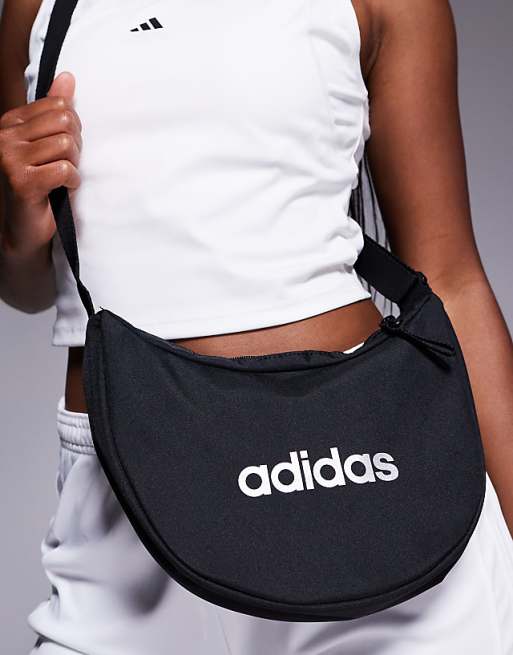 Asos Adidas Training Essentials Crossbody Bag In Black
