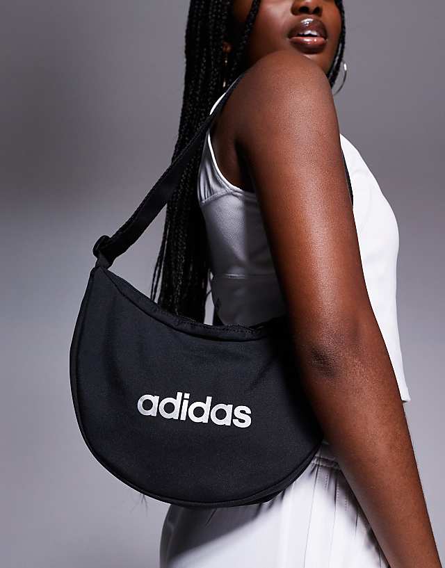 asos adidas Training essentials crossbody bag in black