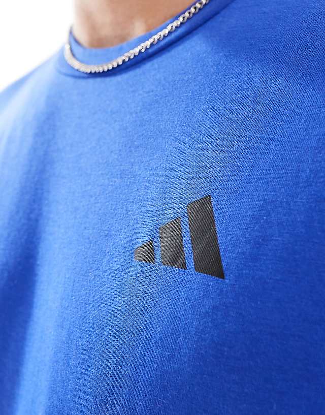 Asos Adidas Training Essentials Feelready T-shirt In Blue