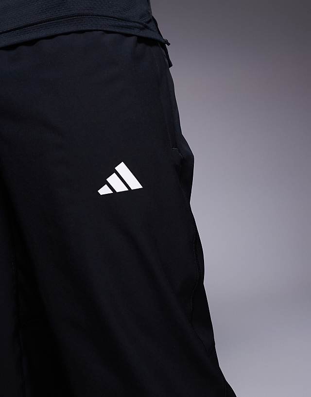 Asos Adidas Training Essentials Woven Joggers In Black