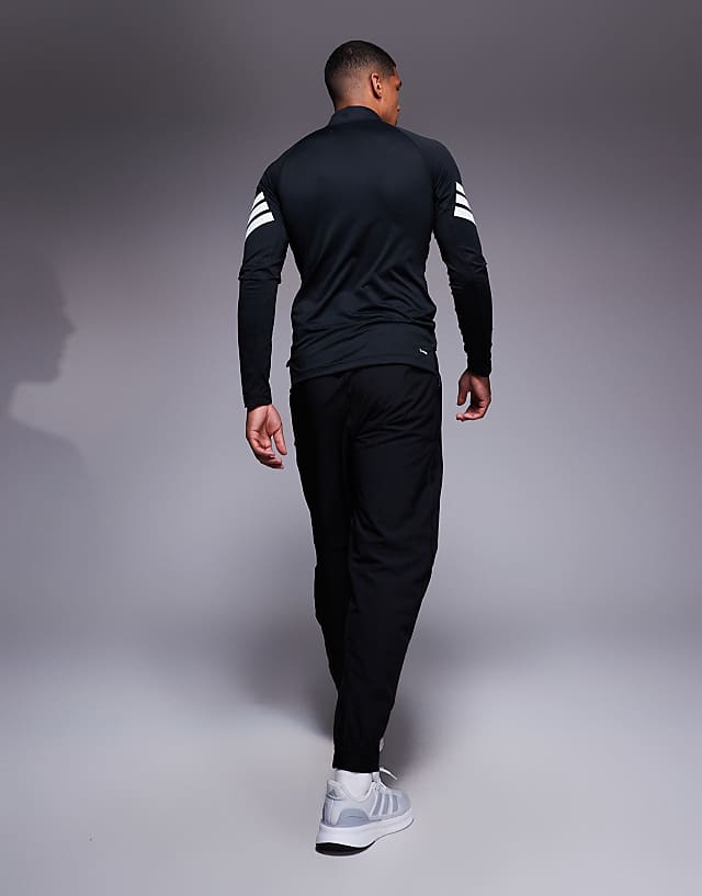 Asos Adidas Training Essentials Woven Joggers In Black