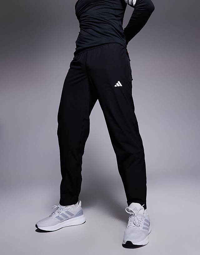 Asos Adidas Training Essentials Woven Joggers In Black
