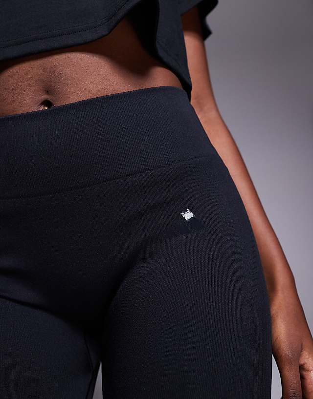 Asos Adidas Training Knitted 4 Inch Shorts In Black