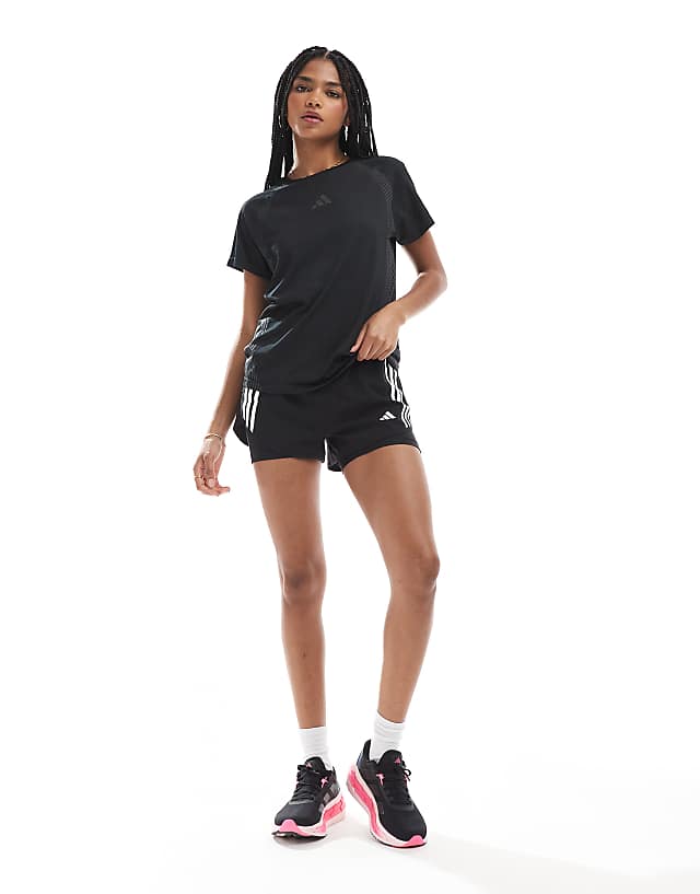 Asos Adidas Training Seamless T-shirt In Grey And Black