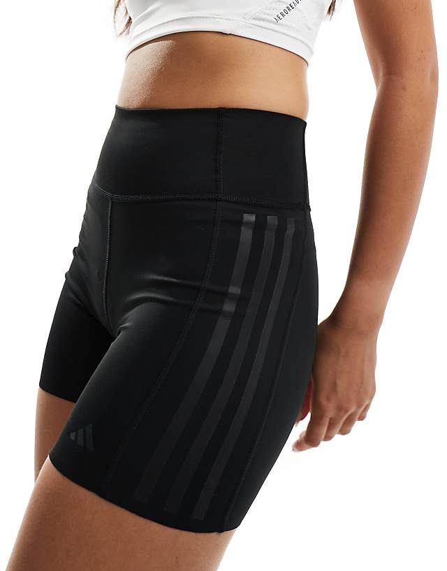 Asos Adidas Training Strength 4"" Booty Shorts In Black