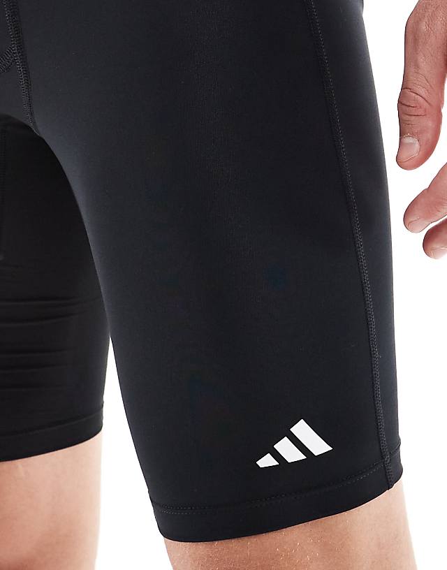 Asos Adidas Training Tech Fit Base Layer Shorts In Black