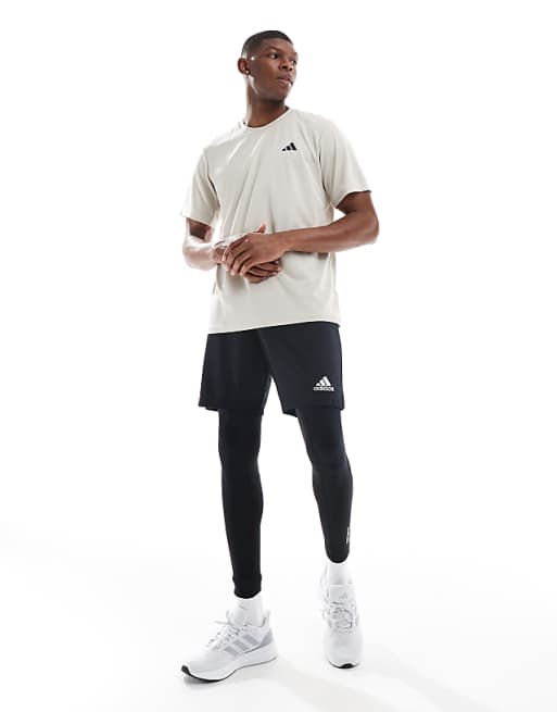 asos adidas Training Tech Fit base leggings in black