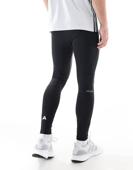 Asos Adidas Training Tech-fit Cold Ready Leggings In Black