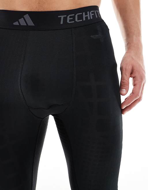 Asos Adidas Training Tech-fit Cold Ready Leggings In Black