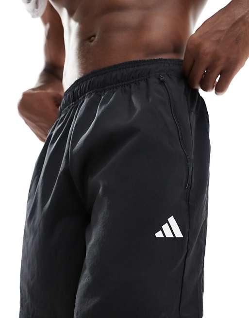 Asos Adidas Training Train Essentials 5 Inch Woven Shorts In Black