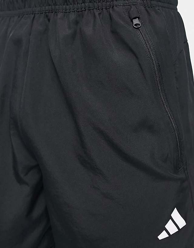 Asos Adidas Training Train Essentials 7 Inch Woven Shorts In Black