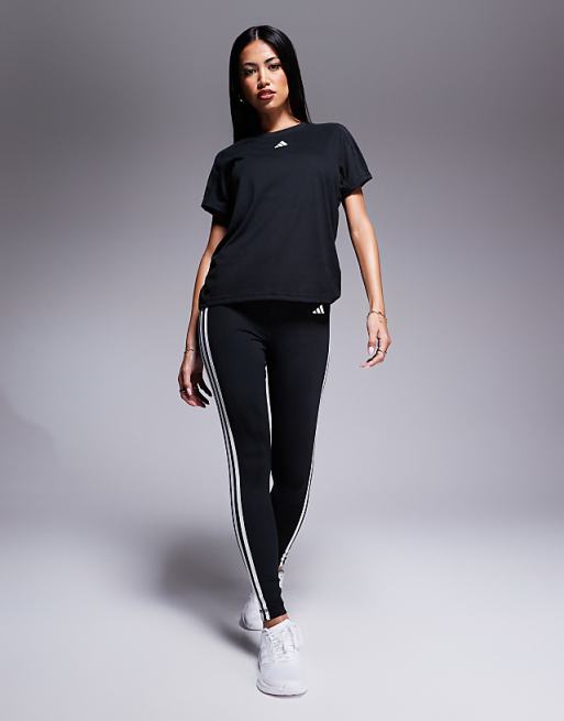 Asos Adidas Training Train Essentials T-shirt In Black