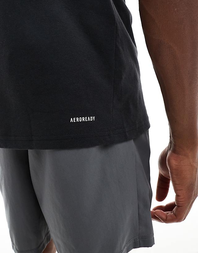 Asos Adidas Training Train Essentials T-shirt In Black