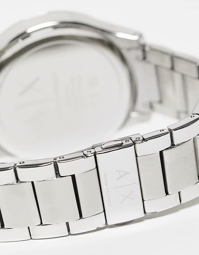 Asos Armani Exchange AX2103 Hampton Bracelet Watch In Silver