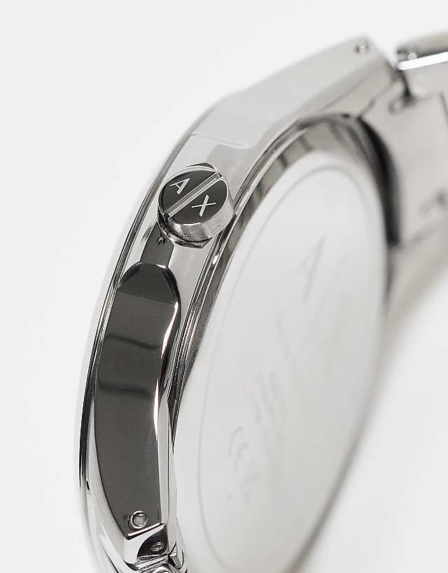 Asos Armani Exchange AX2103 Hampton Bracelet Watch In Silver