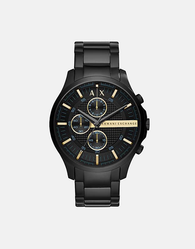 asos Armani Exchange AX2164 Chronograph Bracelet Watch In Black