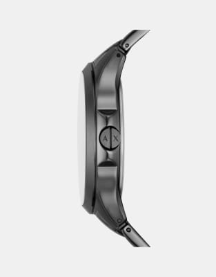 Asos Armani Exchange Men's Chronograph Gunmetal Stainless Steel Watch Ax2454 In Gunmetal
