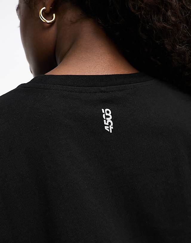 Asos AS0S4505 Icon Oversized T-shirt With Quick Dry In Black