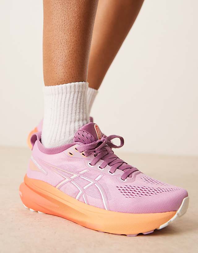 Asos Asics Gel-Kayano 31 Stability Running Trainers In Light Ube And White