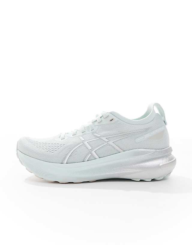 Asos Asics Gel-Kayano 31 Stability Running Trainers In Pure Aqua And Pure Silver