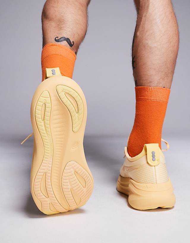 Asos Asics Gel-Nimbus 27 Lite-Show Running Trainers In Lite-show And Light Orange