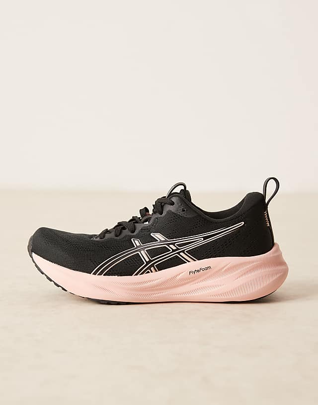Asos Asics Gel-pulse 16 Running Trainers In Black And Breeze