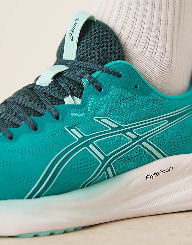 Asos Asics Gel-Pulse 16 Running Trainers In Illuminate Mint And Wave Teal