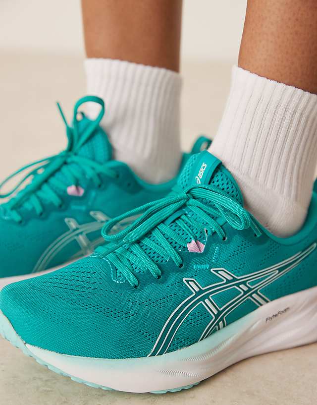 Asos Asics Gel-pulse 16 Running Trainers In Wave Teal And Soothing Sea