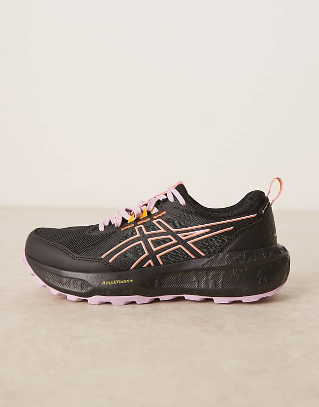 Asos Asics Gel-Sonoma 8 GTX Running Trainers In Black And Light Ube
