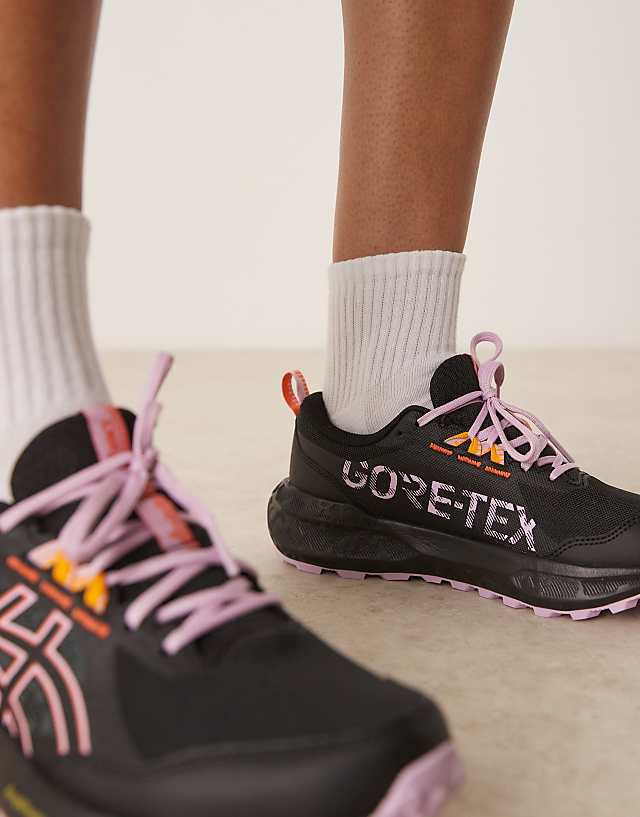 Asos Asics Gel-Sonoma 8 GTX Running Trainers In Black And Light Ube