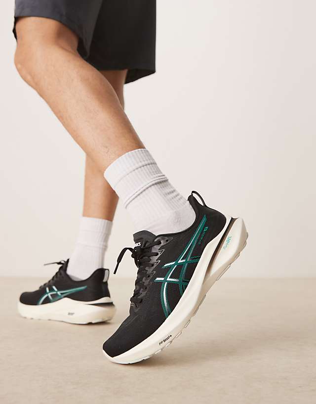 Asos Asics GT-2000 13 Running Trainers In Black And Wave Teal